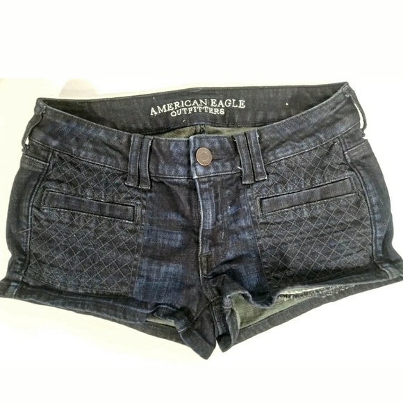 American Eagle Outfitters Pants - 3/$20 American Eagle Dark Denim Jean Shorts sz 6